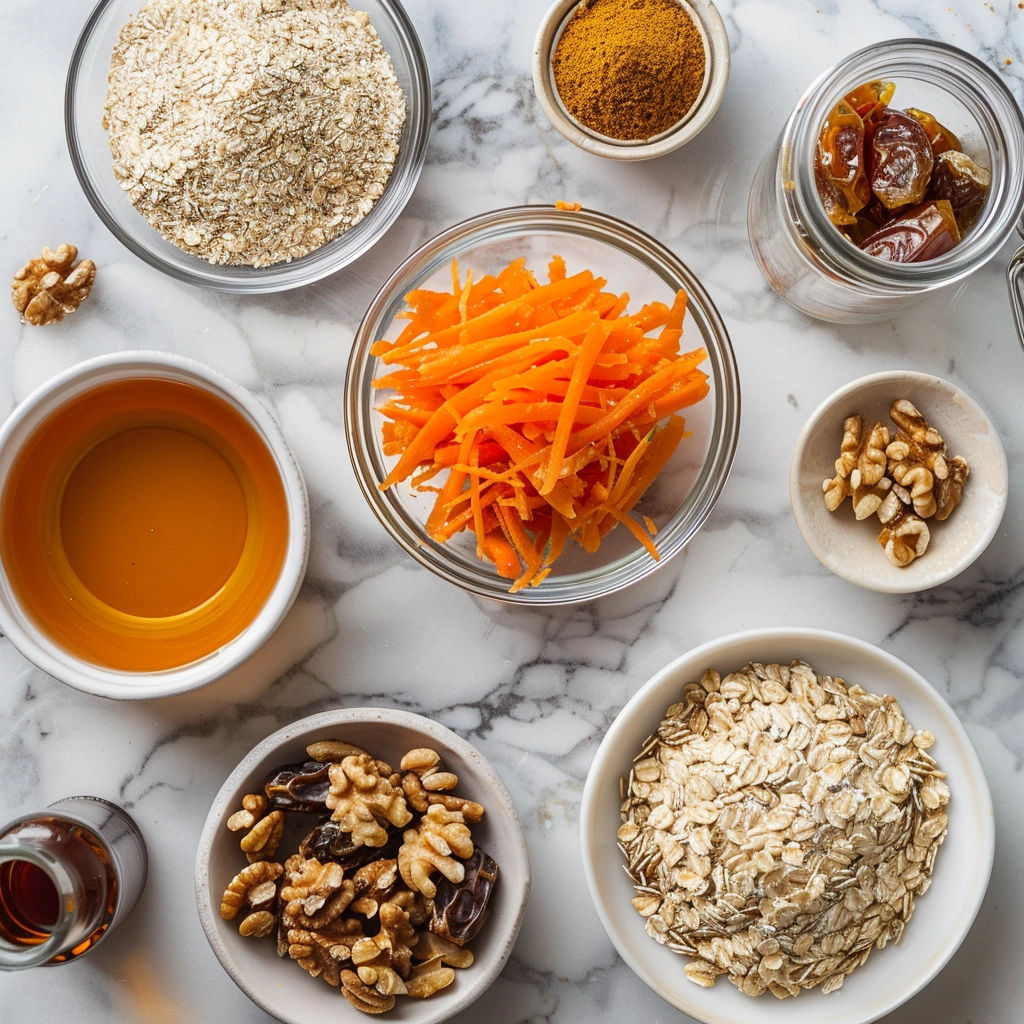 No-Bake Spring Carrot Cake Energy Balls