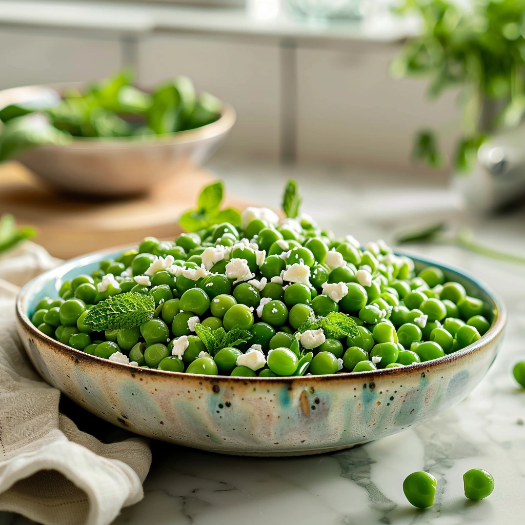 Pea Salad with Feta and Mint