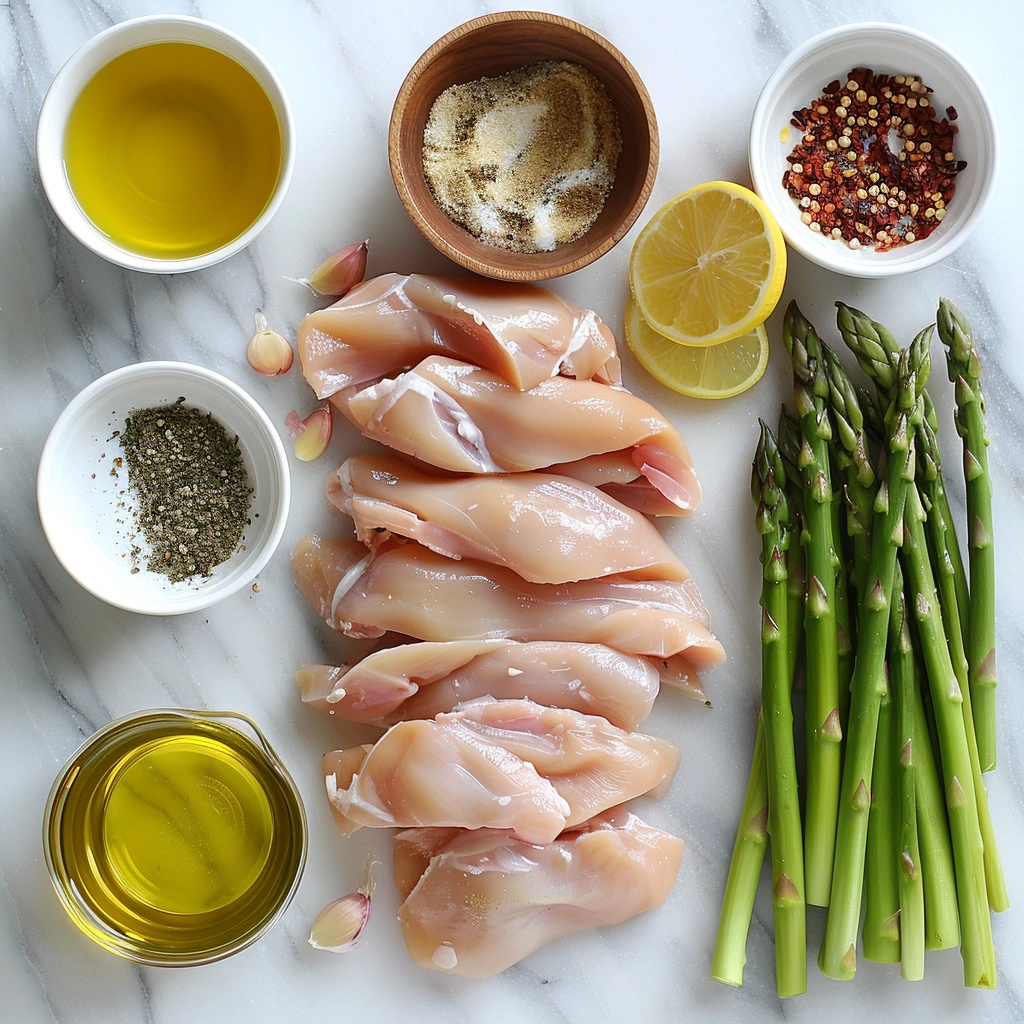 Chicken and Asparagus Skillet Dinner