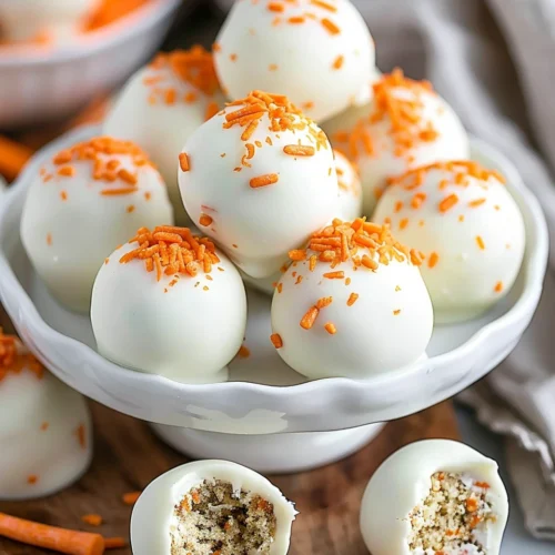 Spring Carrot Cake Truffles