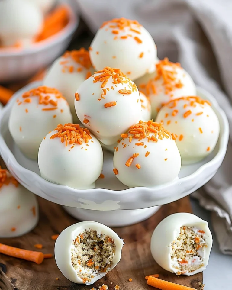 Spring Carrot Cake Truffles