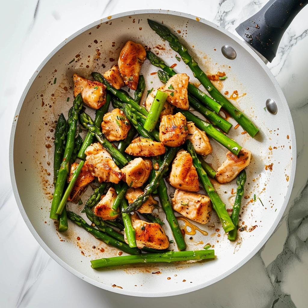 Chicken and Asparagus Skillet Dinner