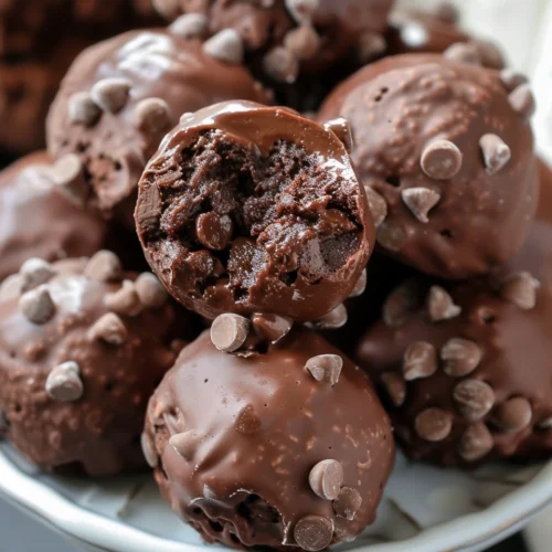 No-Bake Cottage Cheese Brownie Batter Protein Bites