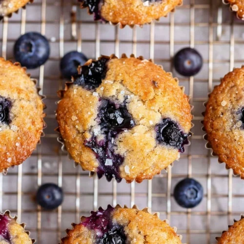 Blueberry Cottage Cheese Muffins