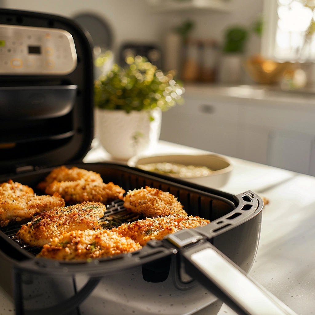Crispy Air Fryer Breaded Chicken Breast in15 Minutes