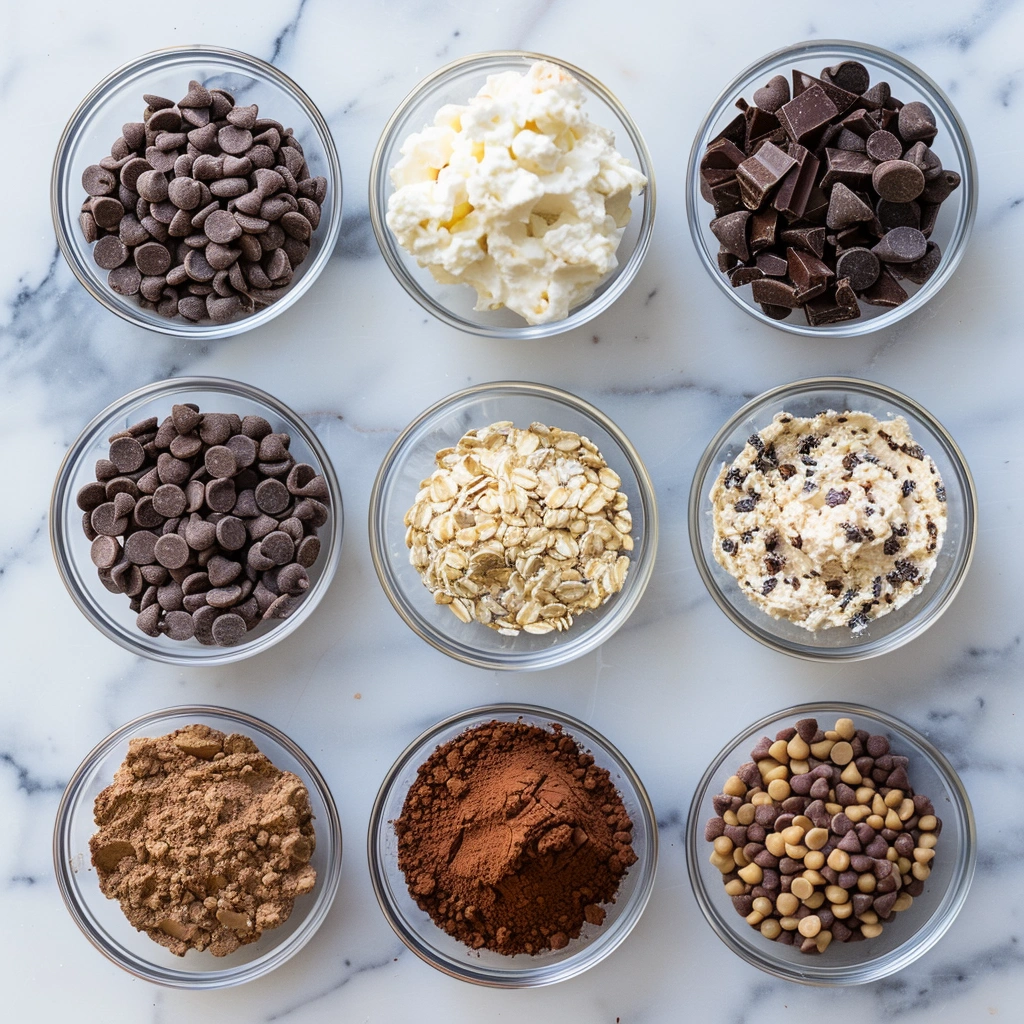 No-Bake Cottage Cheese Brownie Batter Protein Bites