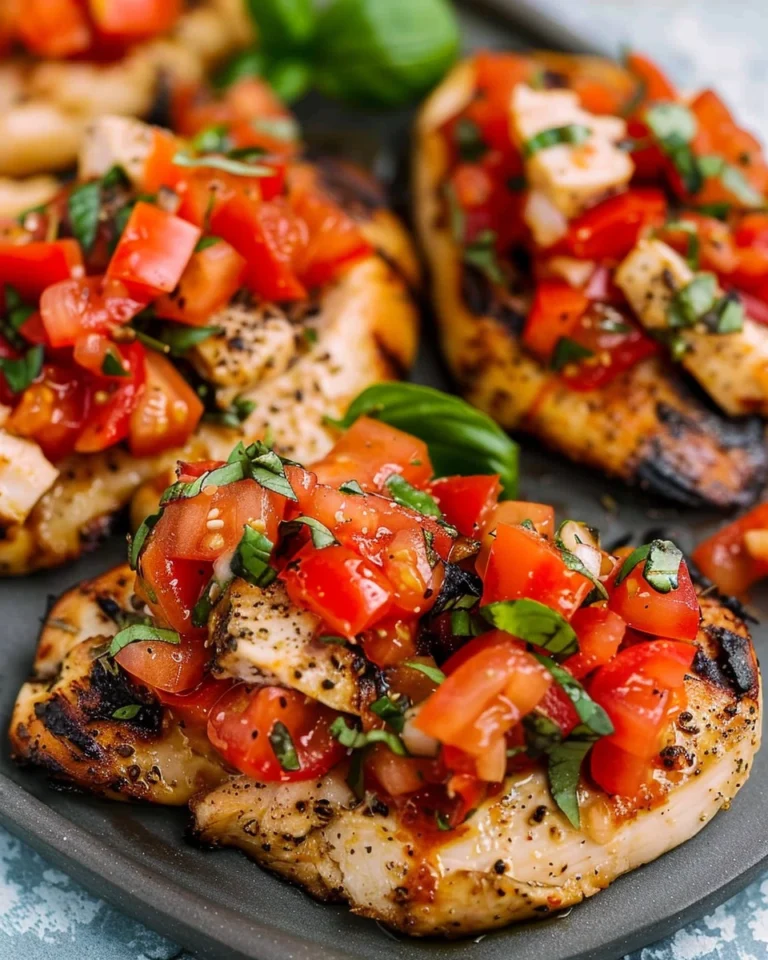 Easy Bruschetta Chicken