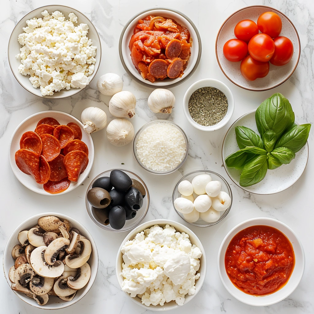 High-Protein Cottage Cheese Pizza Bowl