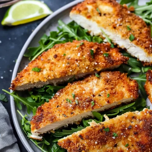 Crispy Air Fryer Breaded Chicken Breast in15 Minutes