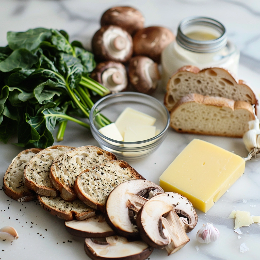 Collards & Portobello Grilled Cheese