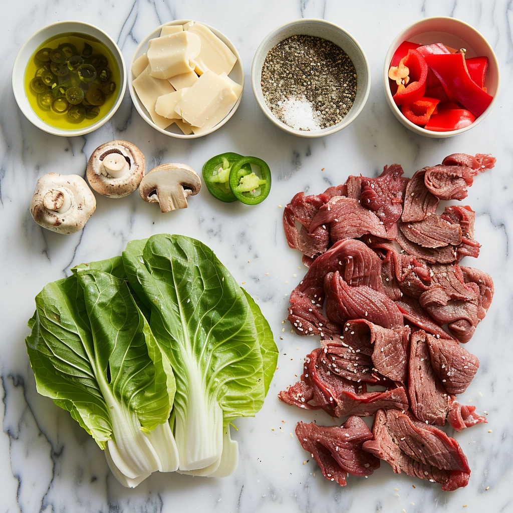 Philly Cheesesteak Lettuce Wraps