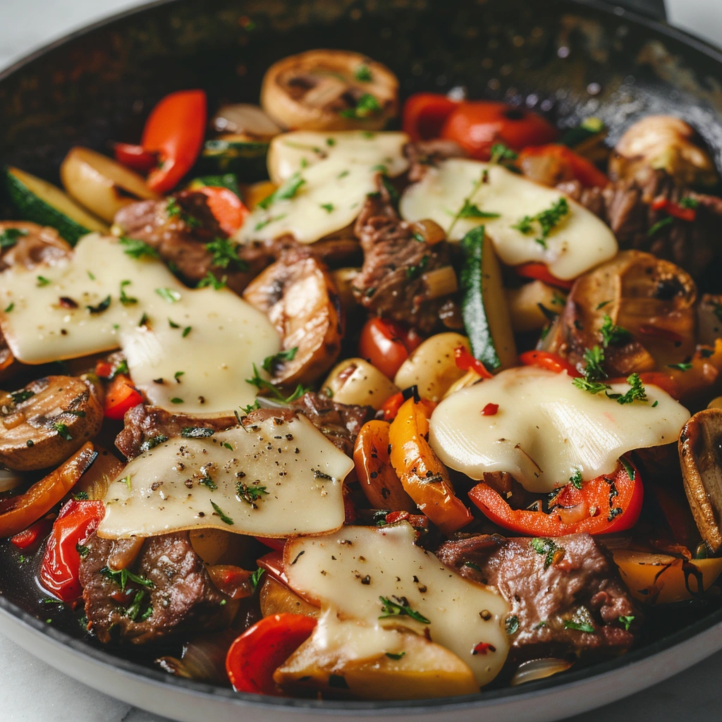 Philly Cheesesteak Lettuce Wraps