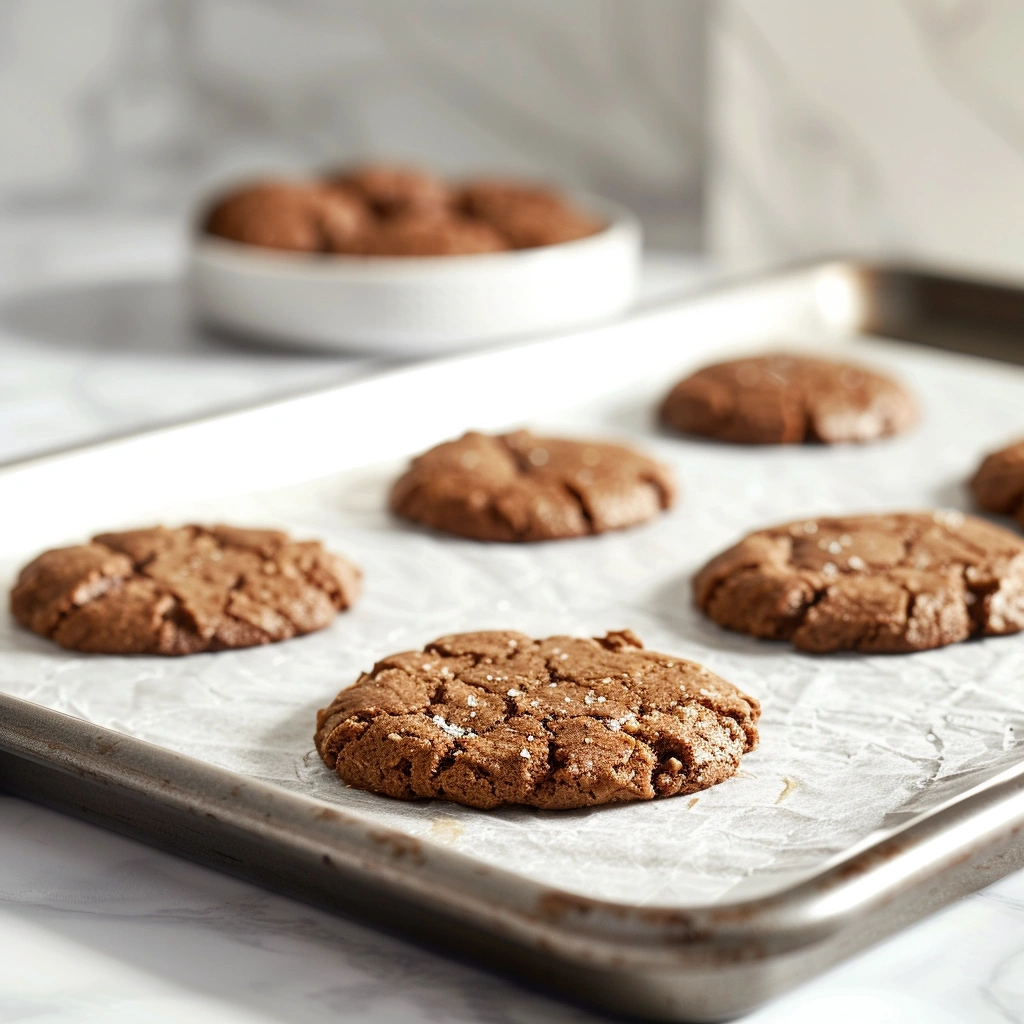 Dark Chocolate Almond Butter Cookies
