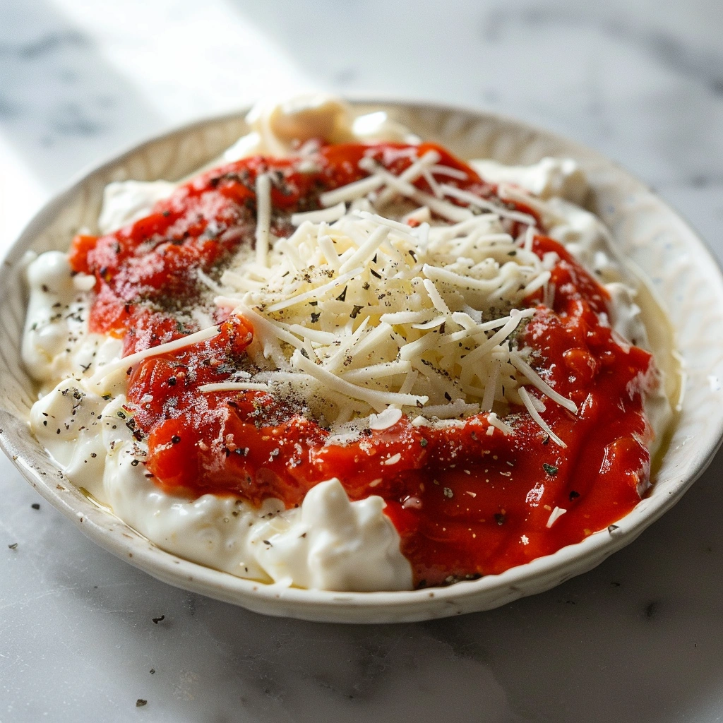 High-Protein Cottage Cheese Pizza Bowl