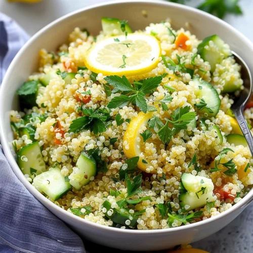 Lemon Herb Quinoa Salad