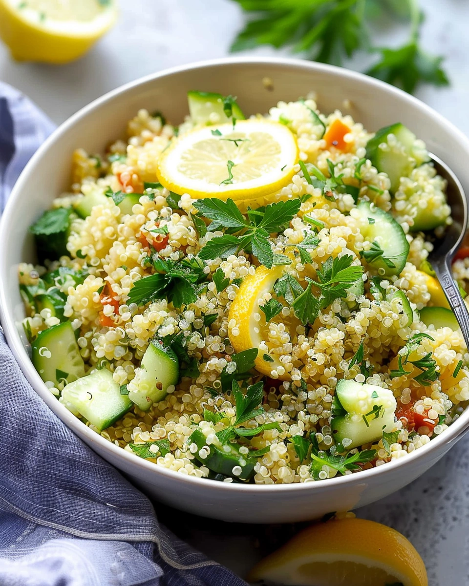 Lemon Herb Quinoa Salad