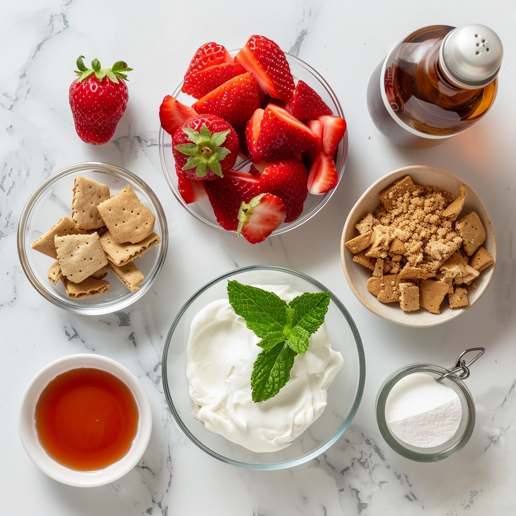 Low Sugar Strawberry Cheesecake Parfait