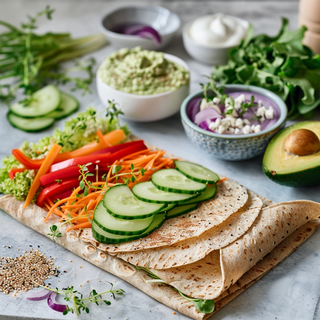 healthy Veggie Wrap