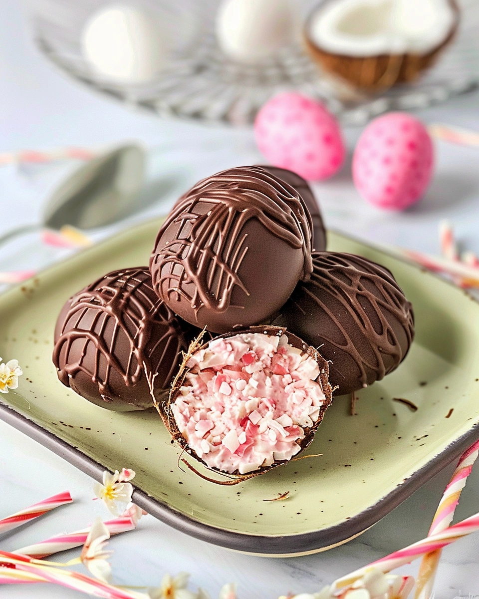 Keto Coconut Cream Spring Eggs (Dairy-Free Option)