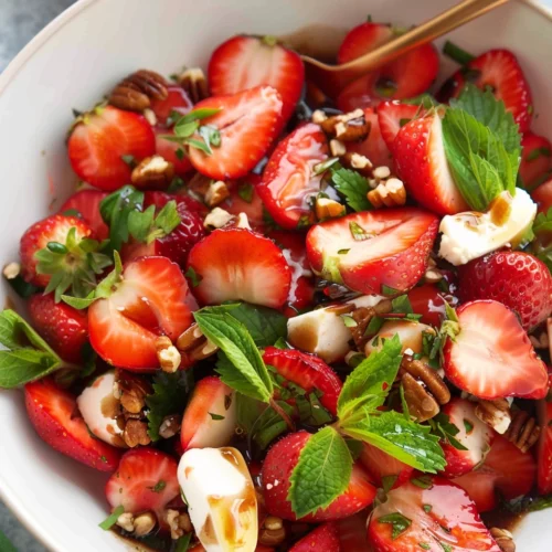 Strawberry Salad with Balsamic