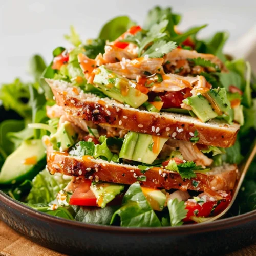 Hot Honey Chicken Salad