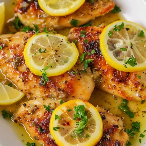 Lemon Chicken Recipe with Lemon Butter Sauce