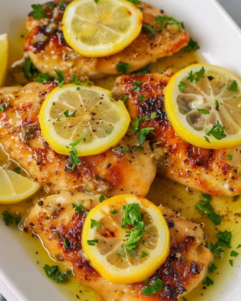 Lemon Chicken Recipe with Lemon Butter Sauce