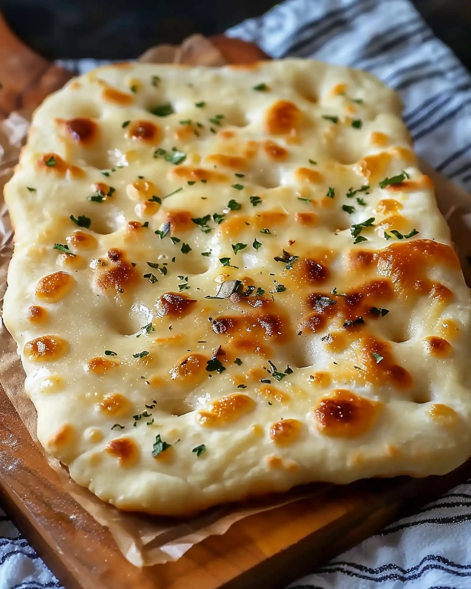 Easy Cottage Cheese Flatbread