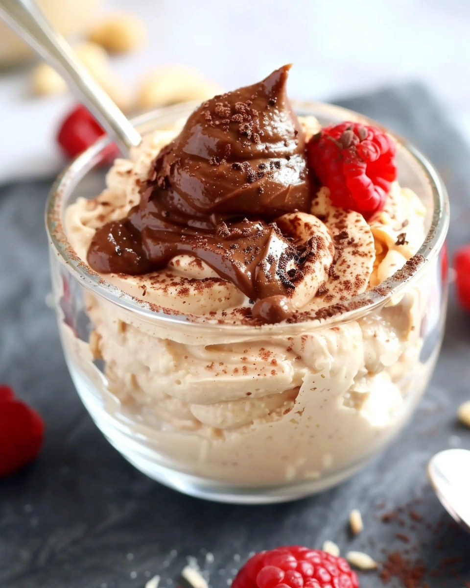 Healthy Cottage Cheese Peanut Butter Mousse