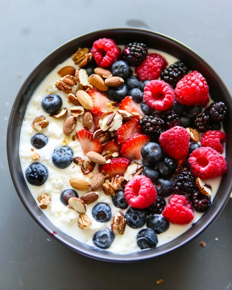 Healthy Yogurt with Berries and Nuts