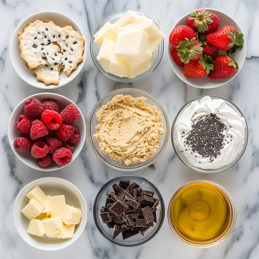 No-Bake Cheesecake (Low-Calorie & Low-Sugar!)