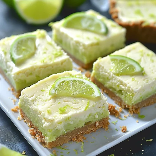 Healthy Key Lime Pie Bars