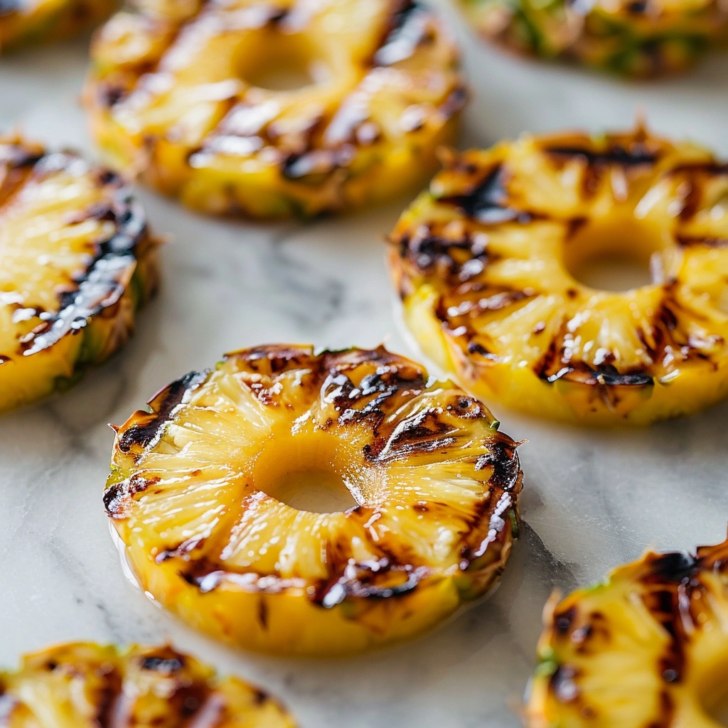 Grilled Pineapple Salad & Creamy Citrus Dressing