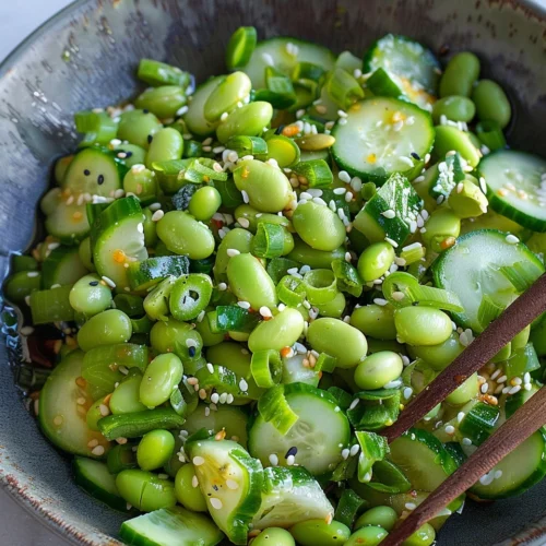 Cucumber Edamame Salad