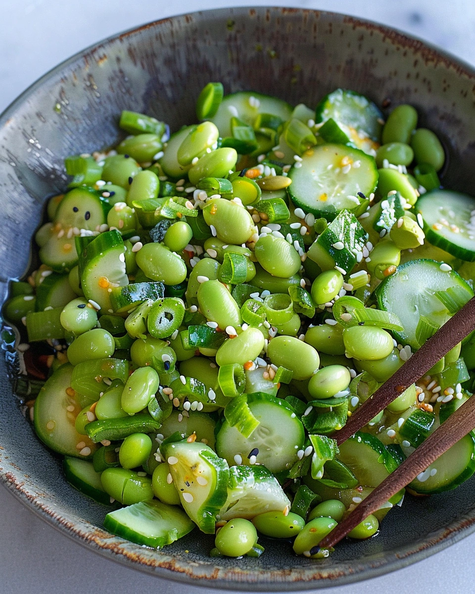Cucumber Edamame Salad