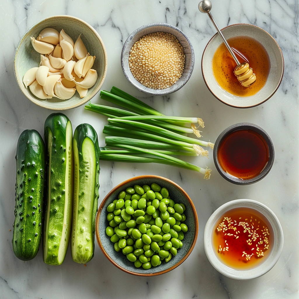 Cucumber Edamame Salad