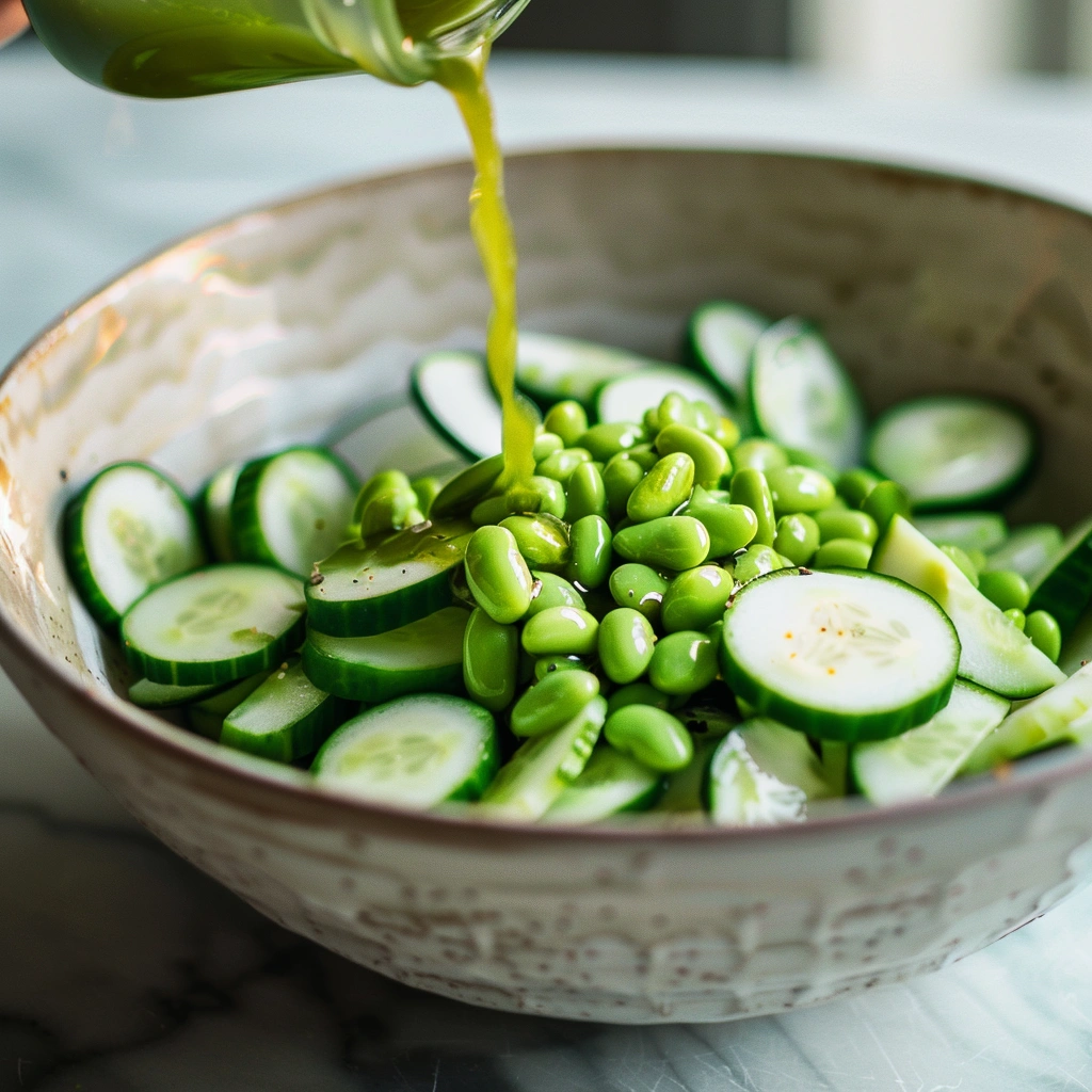 Cucumber Edamame Salad